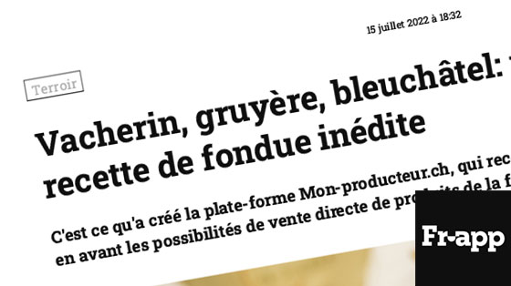 Article de Frapp du 15 juillet 2022
